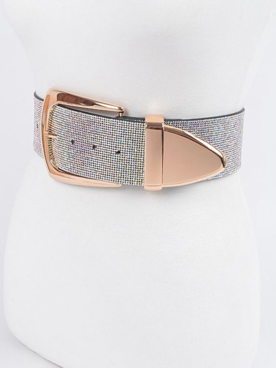 Buckled Rhinestone Belt