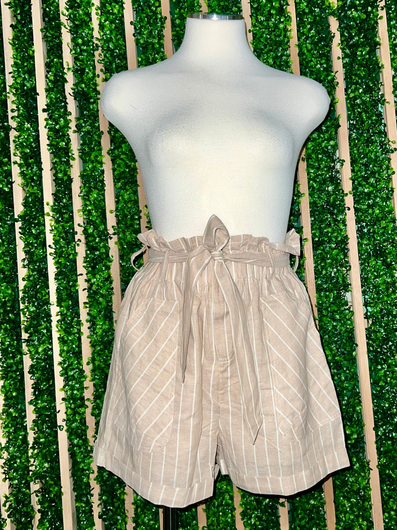 Striped Boho Short Pant