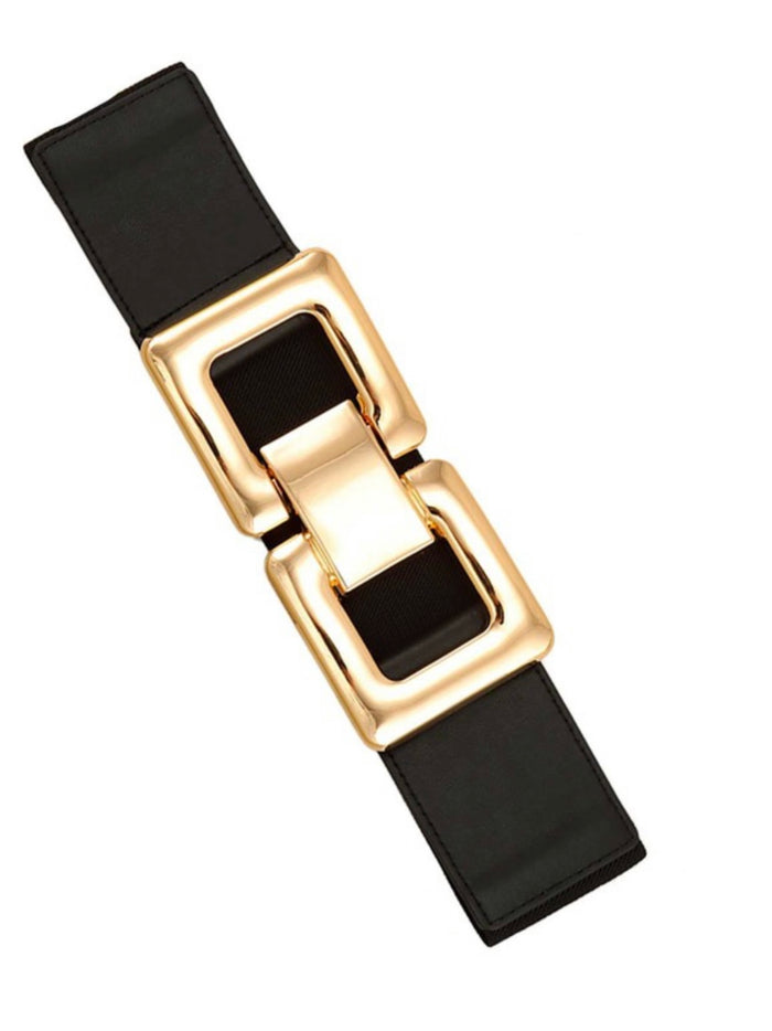 Metal Double Square Elastic Belt