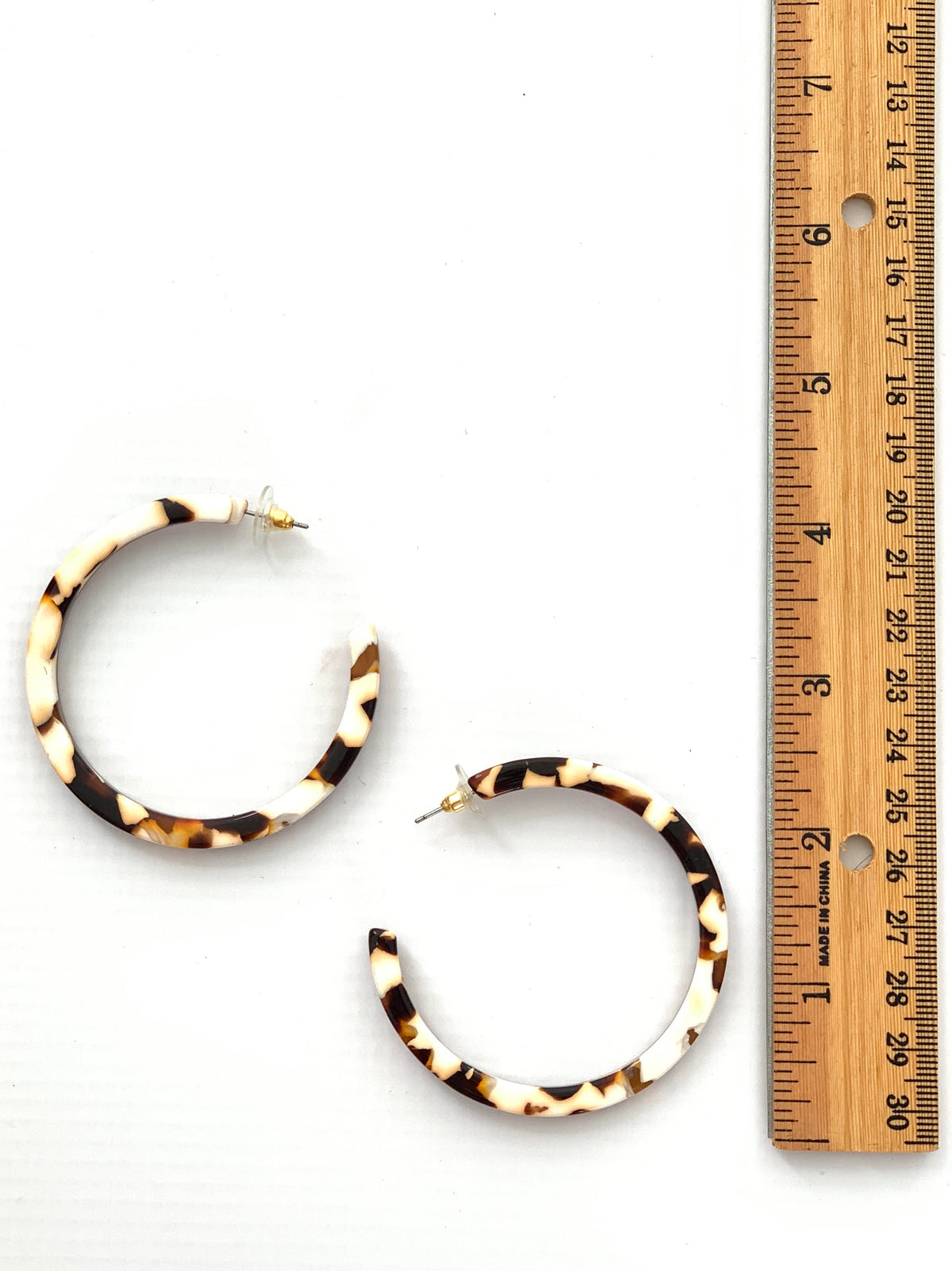 Acrylic Tortoise Hoops