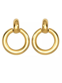 Exquisite KJL Satin Doornocker Earrings