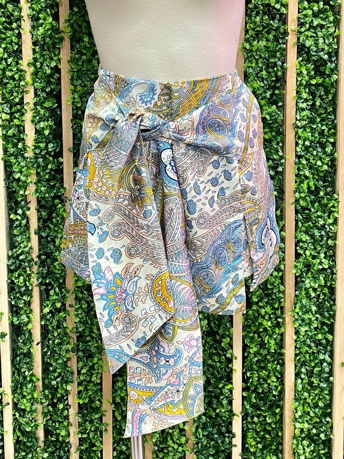 Paisley Mini Skort