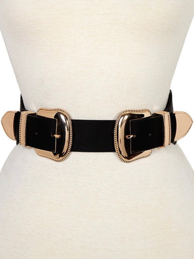 Small Western Double Buckle Belt