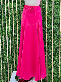 Pink Side Slit mAxi Skirt