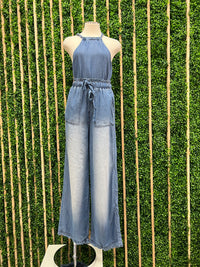 Chambray Paperbag Pants