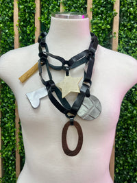 Arlenne Diaz Leather Necklace