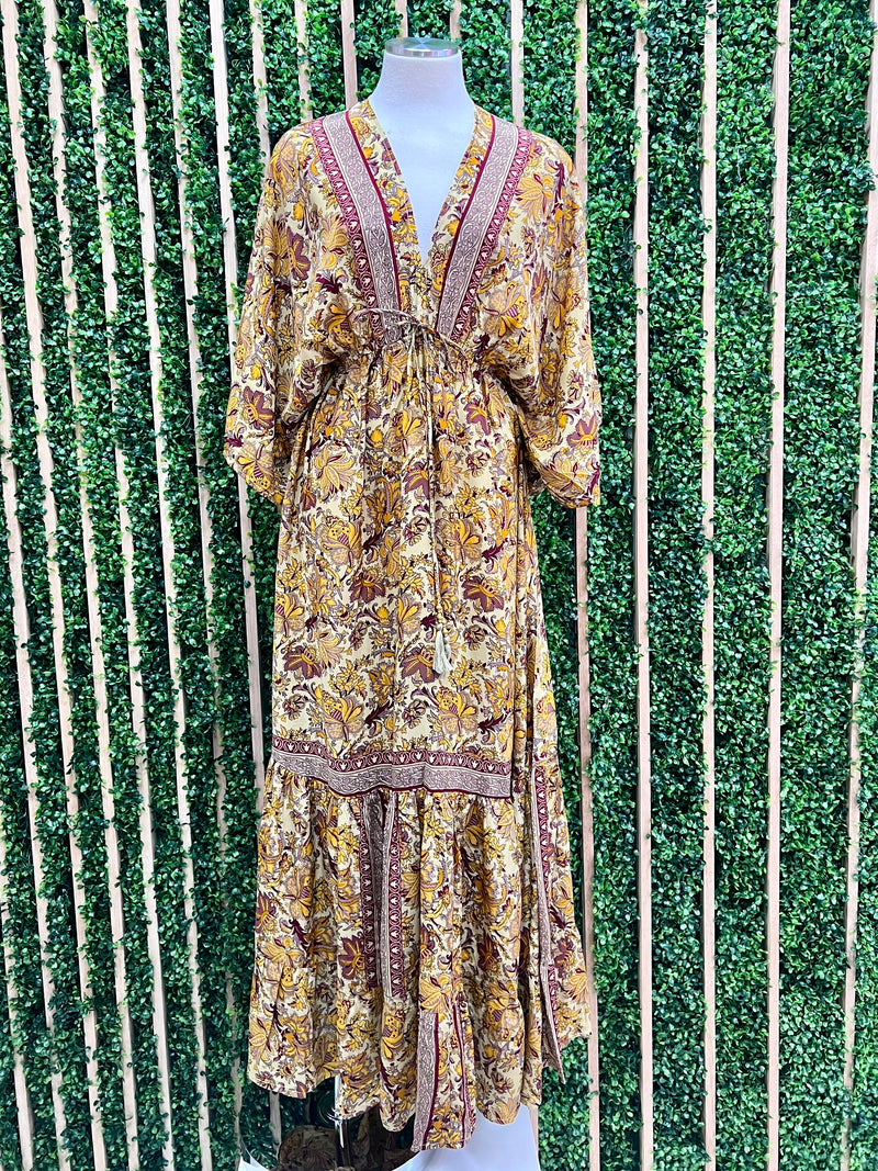 Boho Covered Kimono Dress