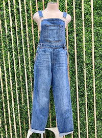 Pocket Detail Denim Overall