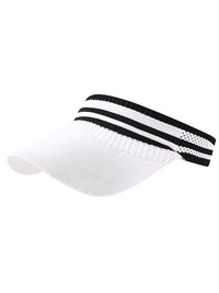 Striped Stretch Visor