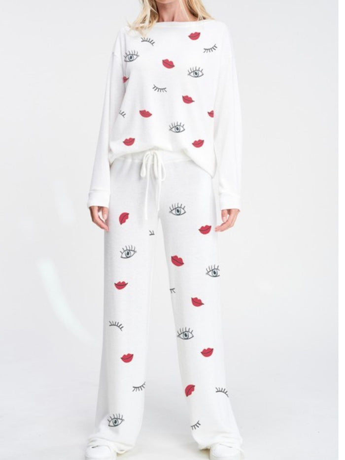 Eye Lips PJ Set
