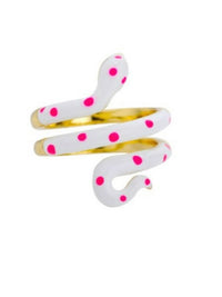 Enamel Snake Ring