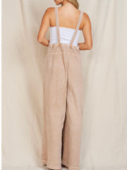 Taupe Cotton Overall