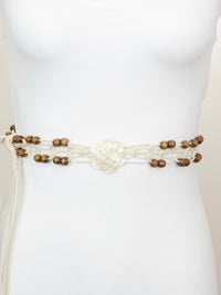 Sea Shell Macrame Belt