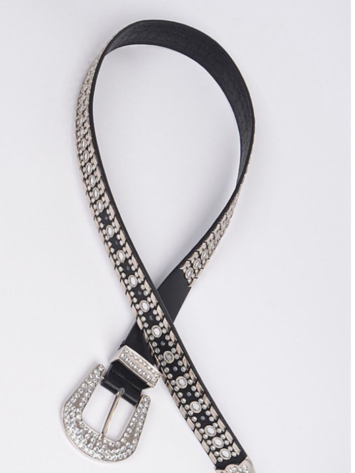 Rhinestone Rockstar Belt