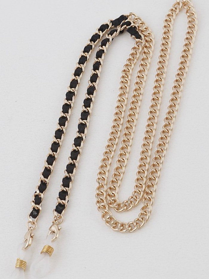 Leathrette Chain Mask  Strap