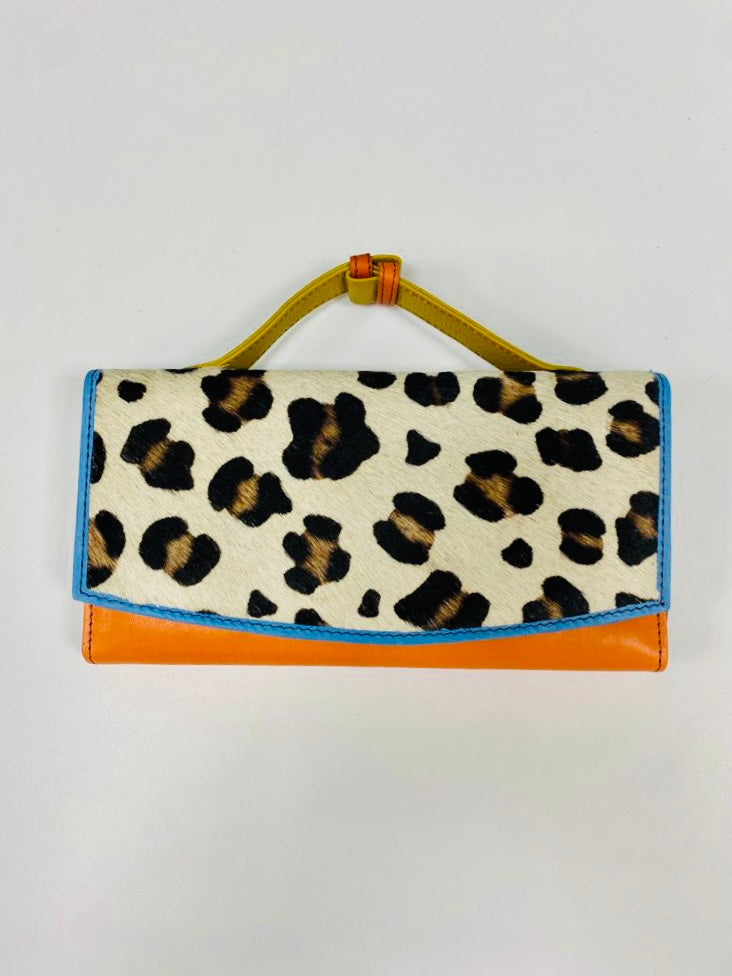 Cassia Leather Wallet Clutch