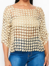 Pearl Crochet Top