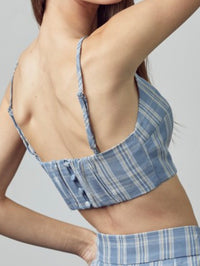 Plaid Crop Top