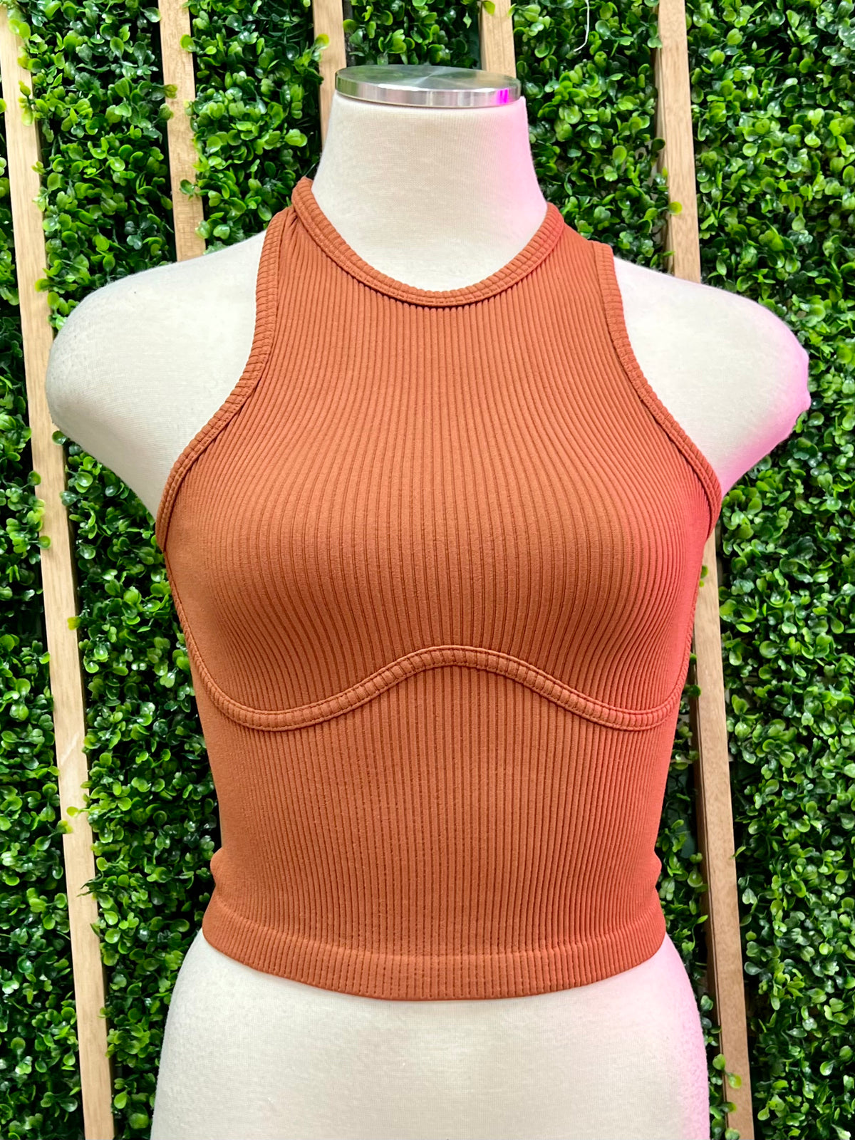 Bra Contour Ribbed Tank