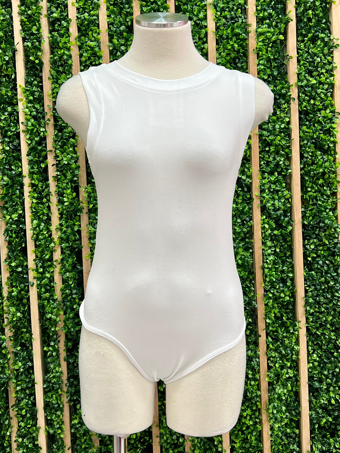 Thick Trim High Neck Bodysuit
