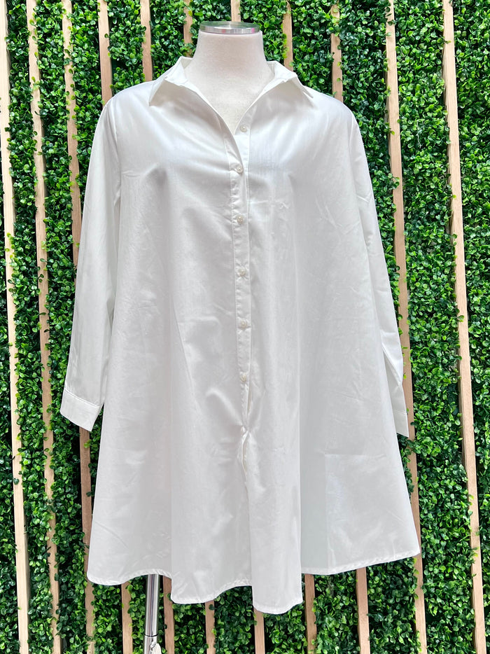 Off White Oversized Blouse