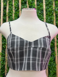 Plaid Crop Top