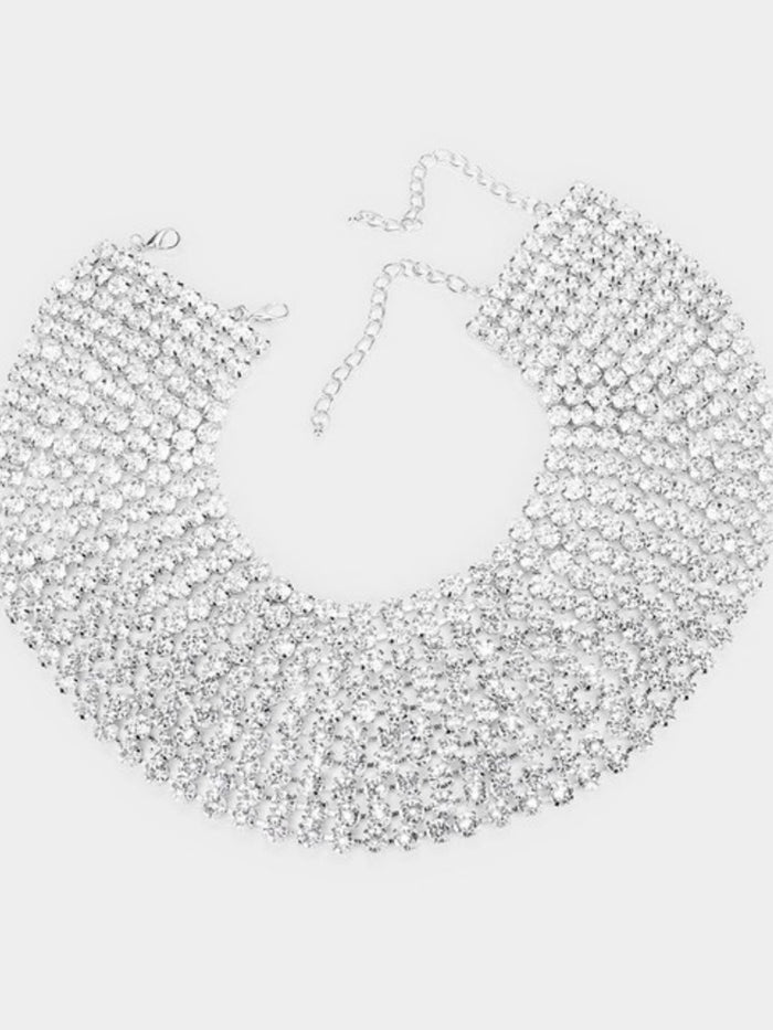 Rhinestone Statement Necklace
