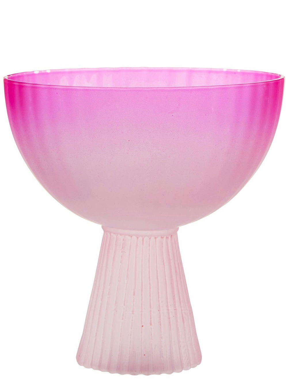 Beveled Champagne Coupe Glass