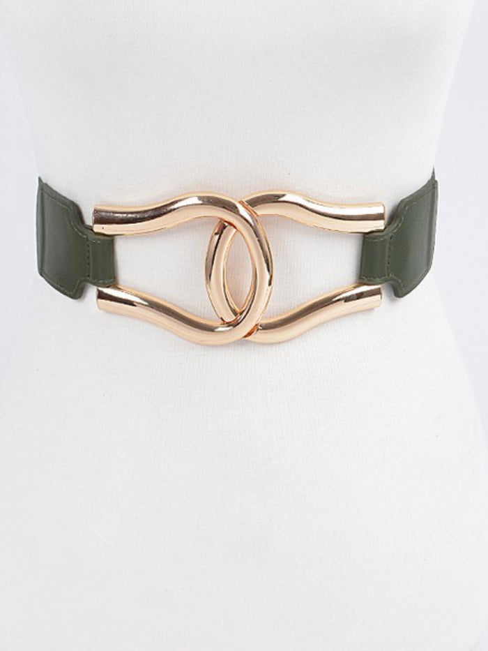 Double Hook Buckle Elastic Belt