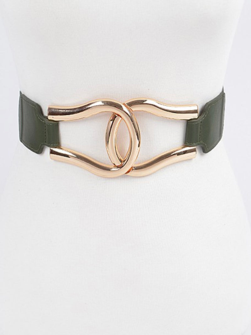 Double Hook Buckle Elastic Belt
