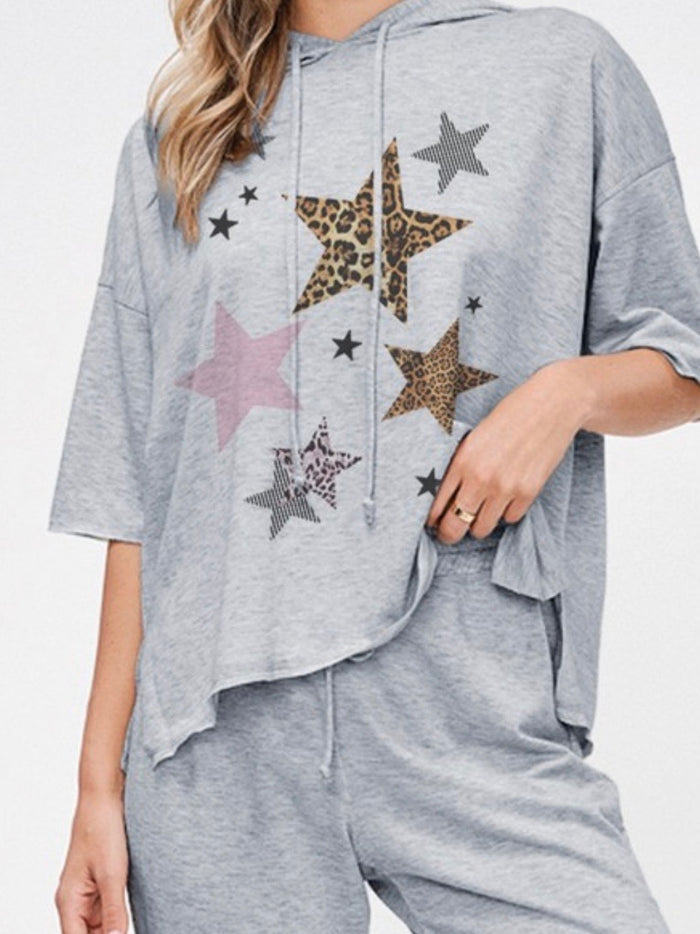Leopard Star PJ Set