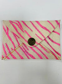 Leather on Hide Business Card Pocket