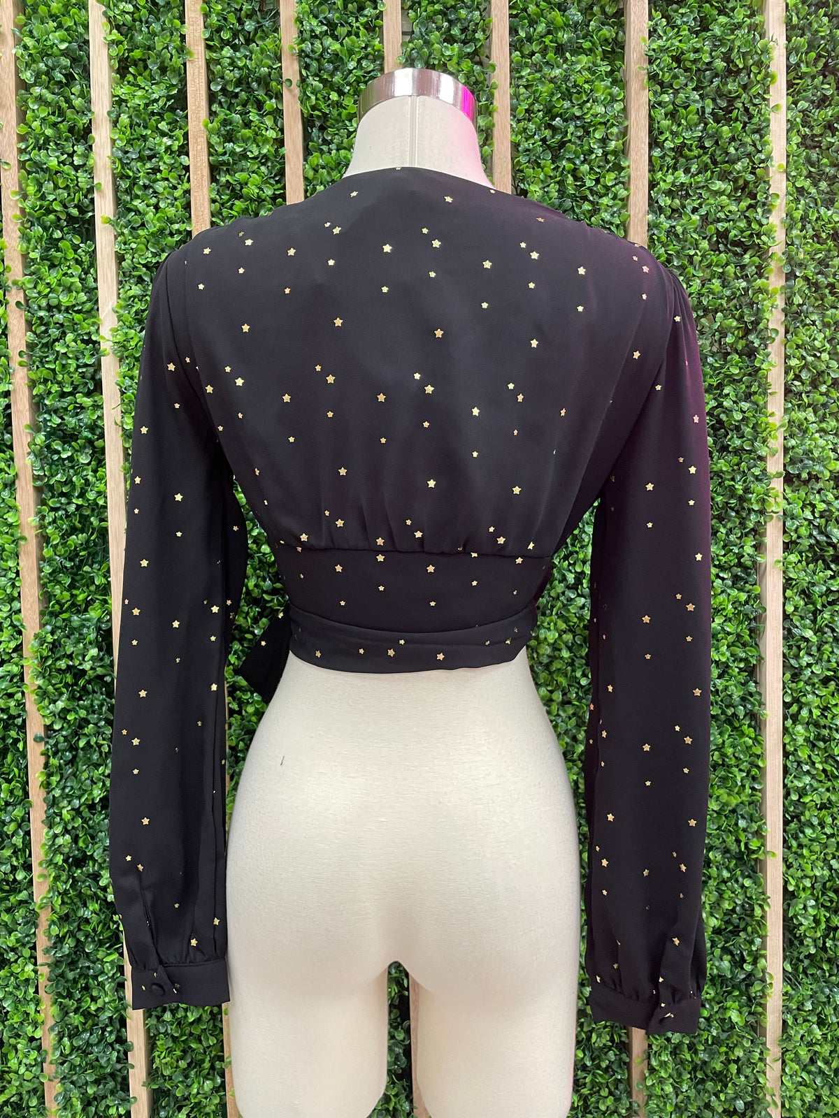 Star Foil Crop Top