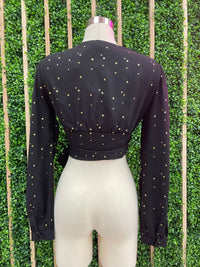 Star Foil Crop Top