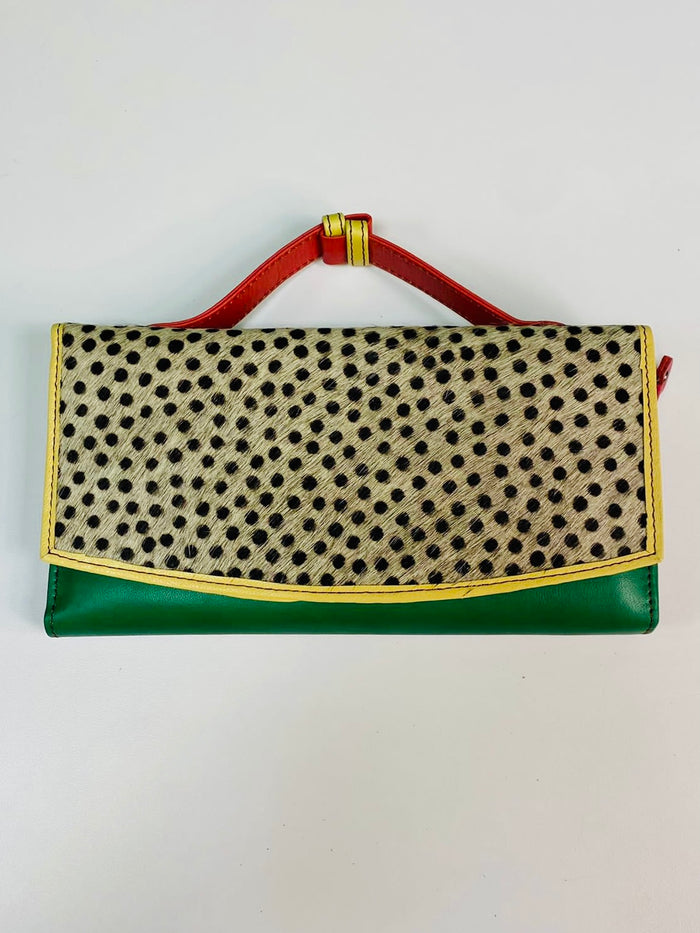 Cassia Leather Wallet Clutch