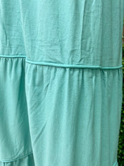 Turquoise Linen Maxi