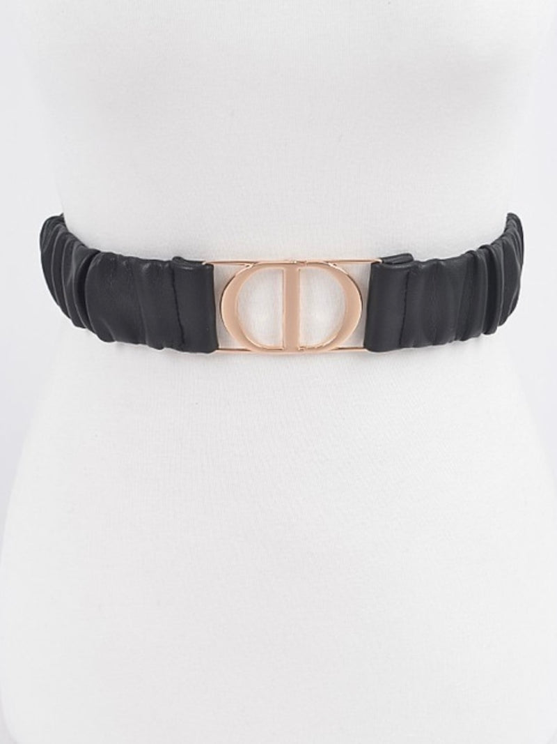 Pleated Stretch Belt