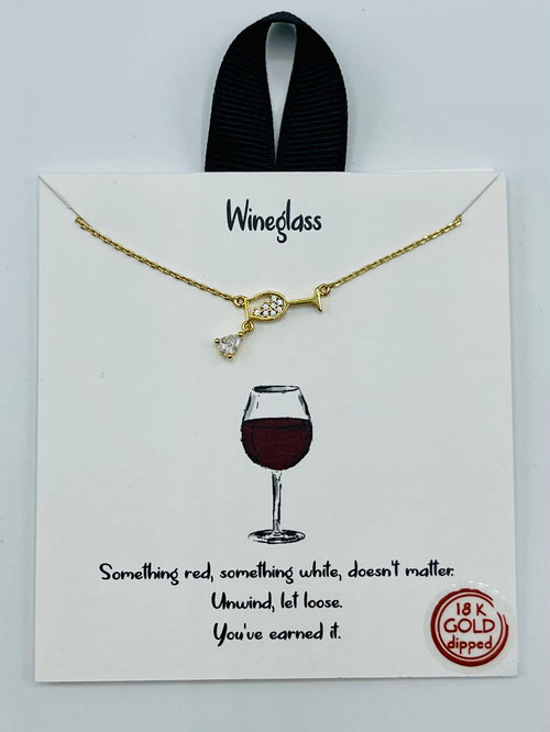 Wineglass Necklace