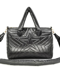 Star Puffer Boston Bag