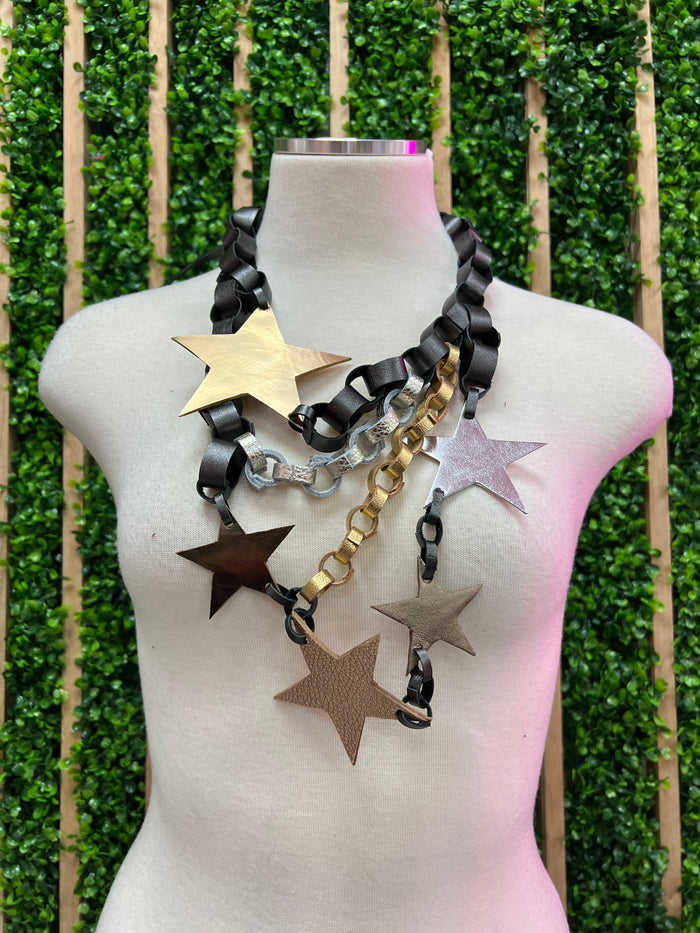 Arlenne Diaz Leather Necklaces