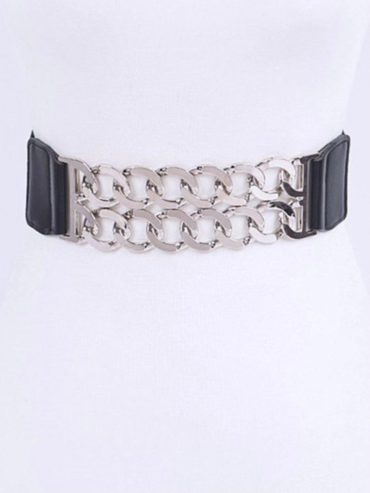 Double Chain Elastic Belt