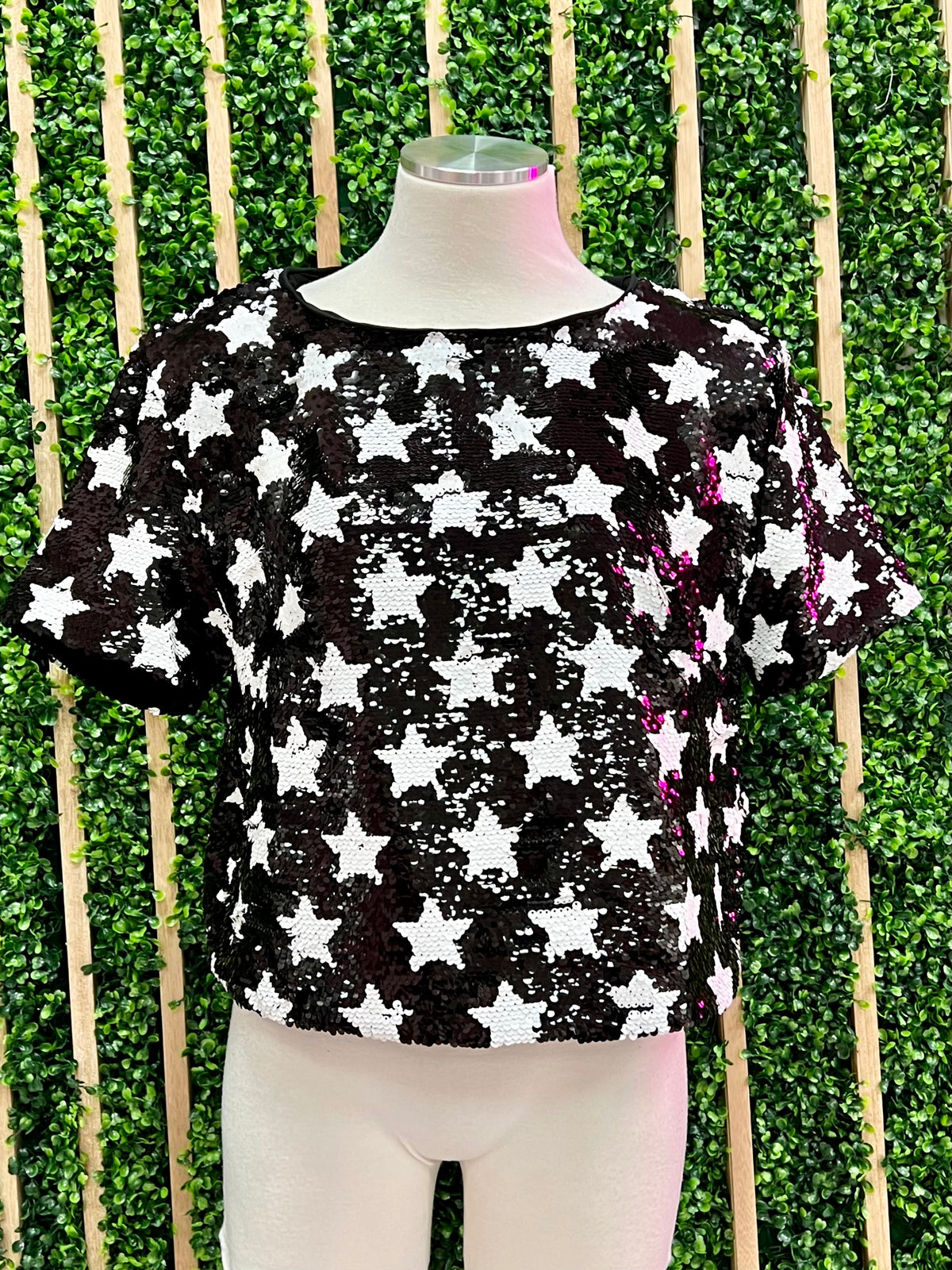 Sequin Star Top