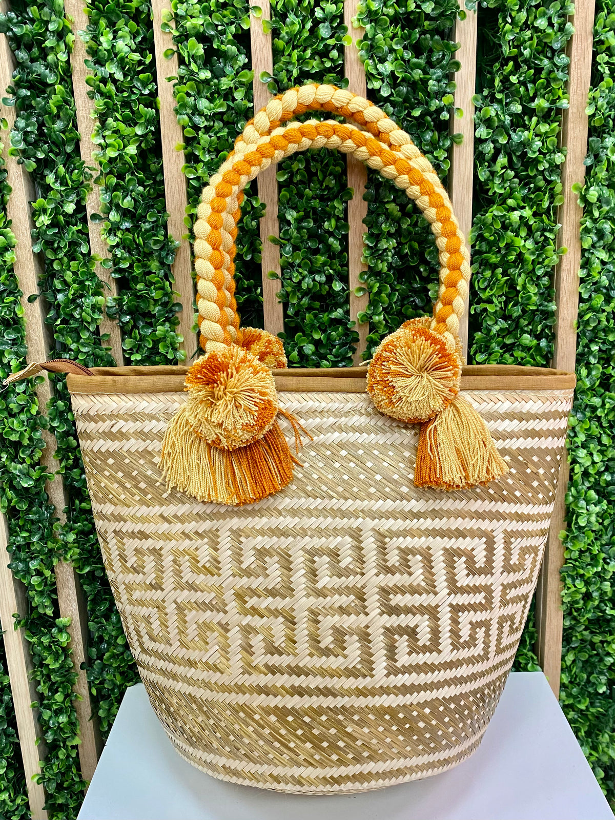 Iraca Weaved Hobo Bag