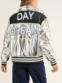 Day Dream SiLver Puffer Jacket