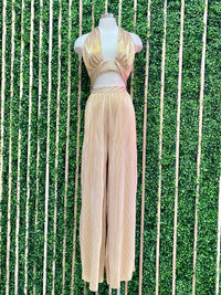 Exquisite Gold Pant Set