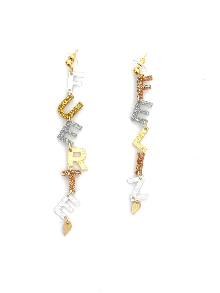 Fuerte Feliz Acrylic Earrings