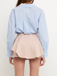 Flare Ruffle Skort