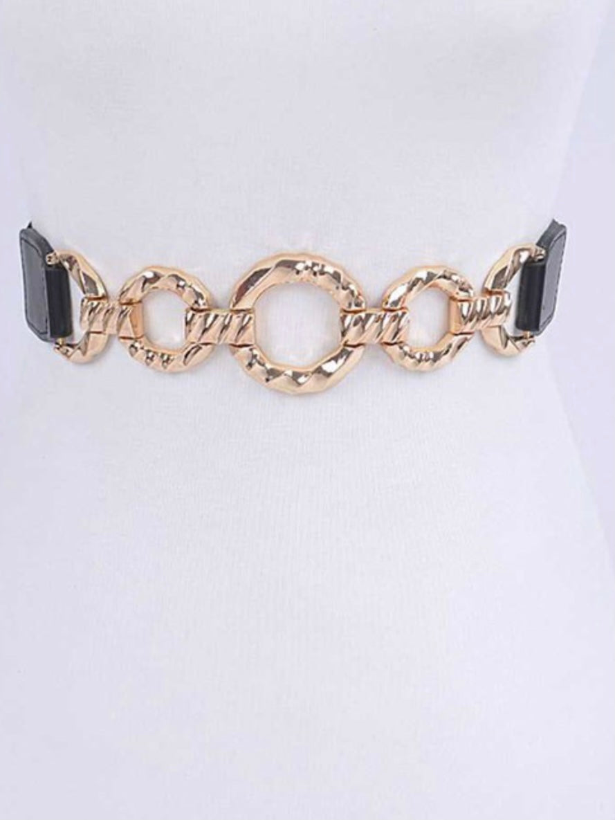 Classy Circle Detail Elastic Belt