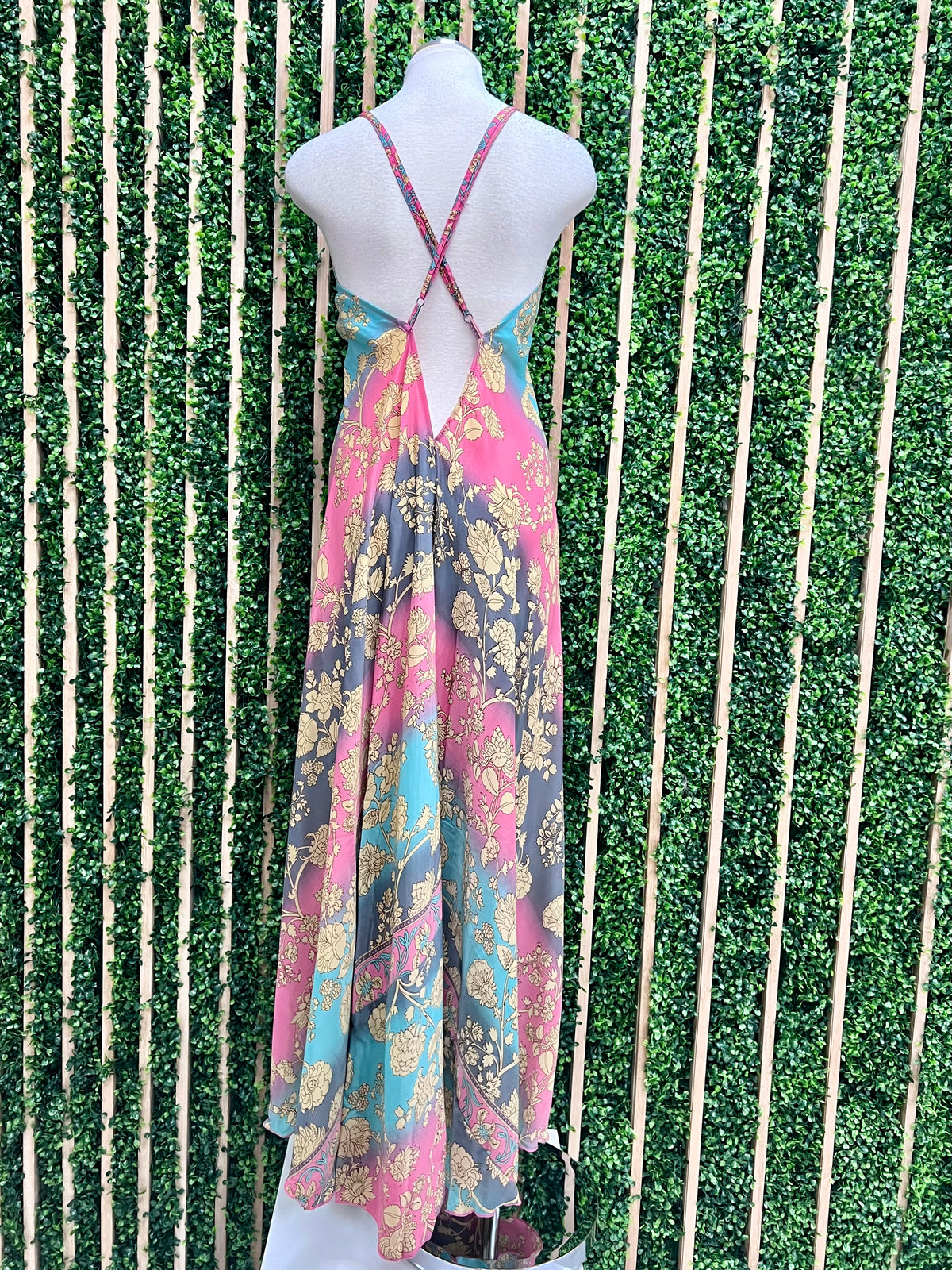 Boho Handkerchief Midi Dress