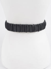 Pleated Stretch Belt